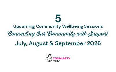 Upcoming Community Wellbeing Sessions at Sefton Support Group