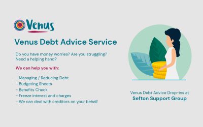 Regular Venus Debt Advice Drop-ins at Sefton Support Group